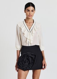 Calliope ROUCHES PROFILI CONTRASTO - Camicia - bianco panna
