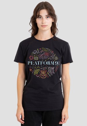 Warner Brothers, HARRY POTTER PLATFORM 9 34 - Print T-shirt - black