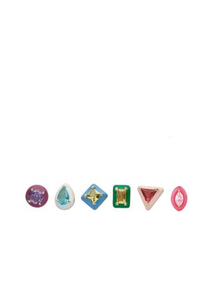 6 PACK SOPHIE - Boucles d'oreilles - multicolour stud yellow gold