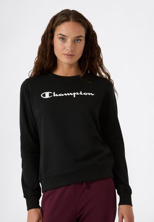 CREWNECK SCRIPT SHOP - Sudadera - black