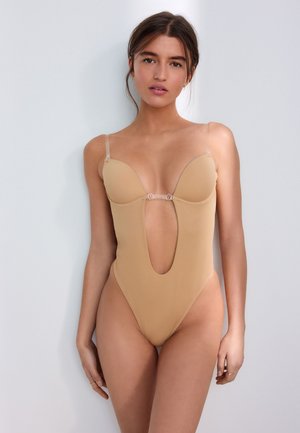 Next Badedragt - praline nude