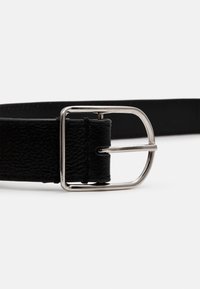 Zign LEATHER - Riem - black/silver-coloured