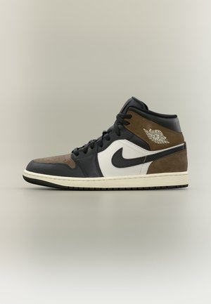Jordan, AIR JORDAN 1 MID UNISEX - High-top trainers - black/phantom/palomino/university red/sail