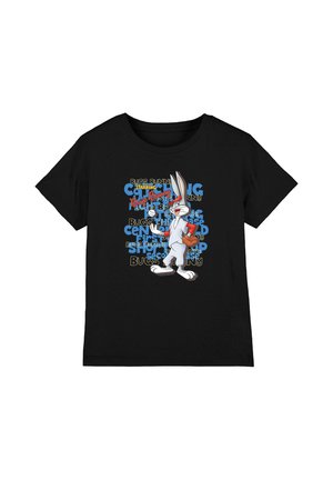 Cotton Soul, LOONEY TUNES BUGS BUNNY BASEBALL UNISEX - Print T-shirt - black