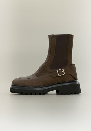 Copenhagen Studios, CPH950 - Cowboy/biker ankle boot - chocolate