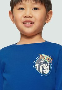 s.Oliver MIT GUMMIERTEN  - Langarmshirt - royalblau