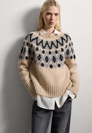 Trui - black beige