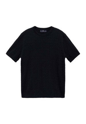 Mango T-shirt basic - dark blue