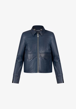 Oakwood DARLA - Kožnata jakna - navy blue