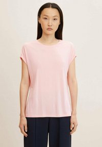 TOM TAILOR DENIM FLUENT TEE - Basic T-shirt - soft pink