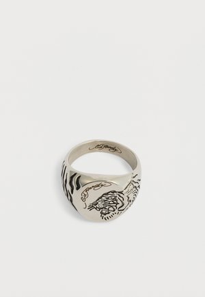 TIGER EMBOSSED SIGNET - Δαχτυλίδι - silver-coloured