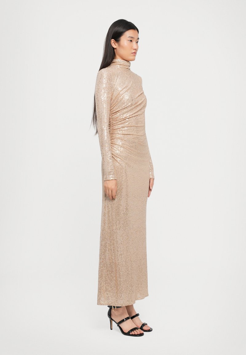 Needle & Thread MALIA TURTLENECK ANKLE - Cocktail dress / Party dress -  beige/black - Zalando.co.uk