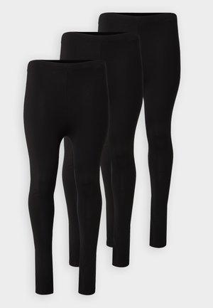 3 PACK - Leggings - Hosen - black