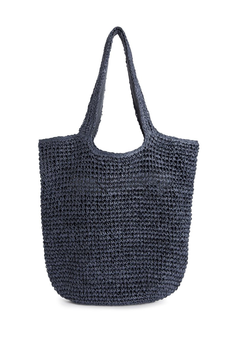 Next PAPER STRAW SHOULDER BAG Handtasche navy blue/blau Zalando.de