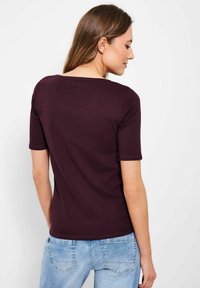 Cecil IN UNIFARBE - Basic T-shirt - rot