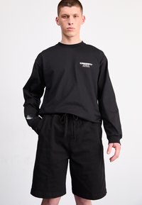 Carhartt WIP FLOYD SHORT - Shorts di jeans - black