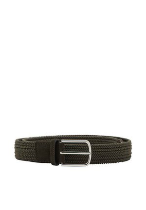 Braided belt - khaki