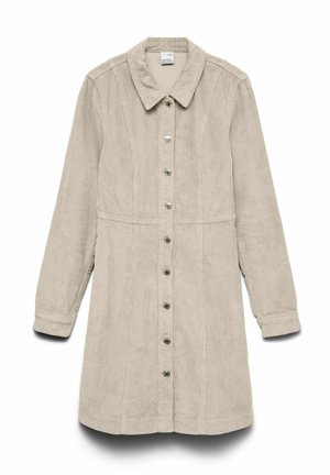 Vero Moda, VMDAISY LS SHORT CORD DRESS NOOS - Robe chemise - oatmeal