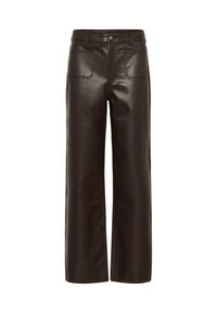 KAmikka PU Jeans - Püksid - black coffee