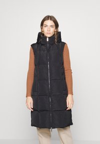 Mos Mosh SQUARE WAISTCOAT - Vesta - black