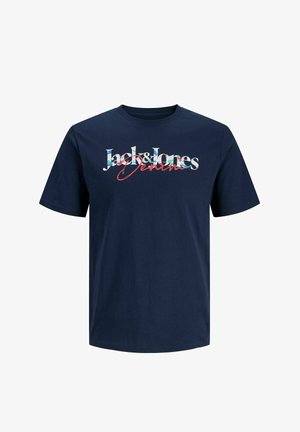 Jack & Jones, JJTOM TEE CREW NECK - T-shirts print - navy blazer