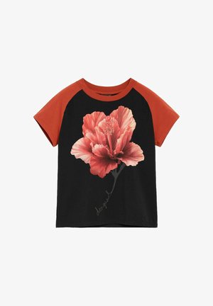 Desigual, PRINTED SHORT SLEEVE T-SHIRT - T-shirt print - black