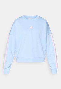 No seleccionado, glow blue/clear pink