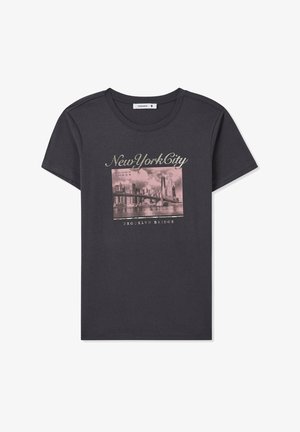 Terranova, T-shirt con stampa - antracite