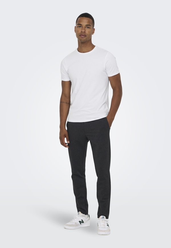 ONSBASIC SLIM O NECK 2 PACK  - Basic T-shirt4
