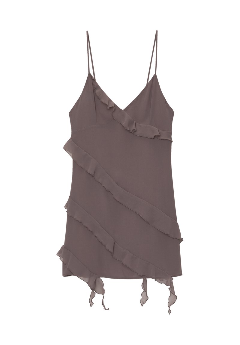 PULL&BEAR Jurk donkerpaars