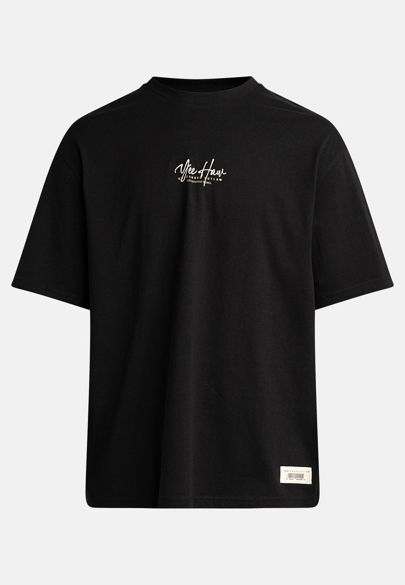 Redefined Rebel T-shirt print zwart