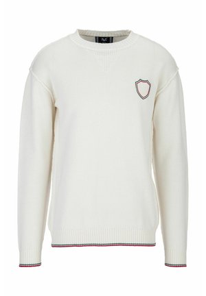 Stickad tröja - off-white