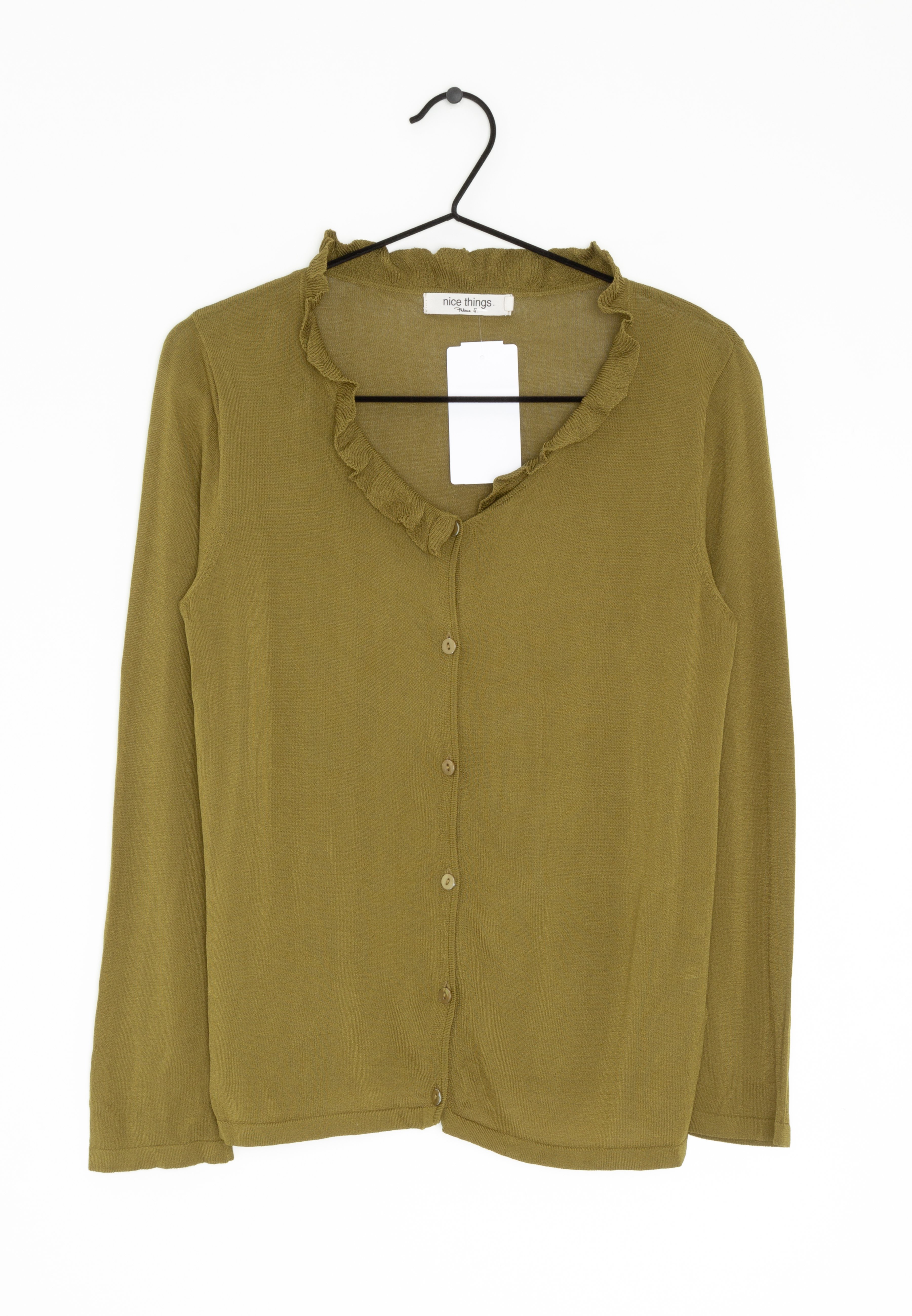 Cardigan - green - (Pre-owned) - Zalando.ie