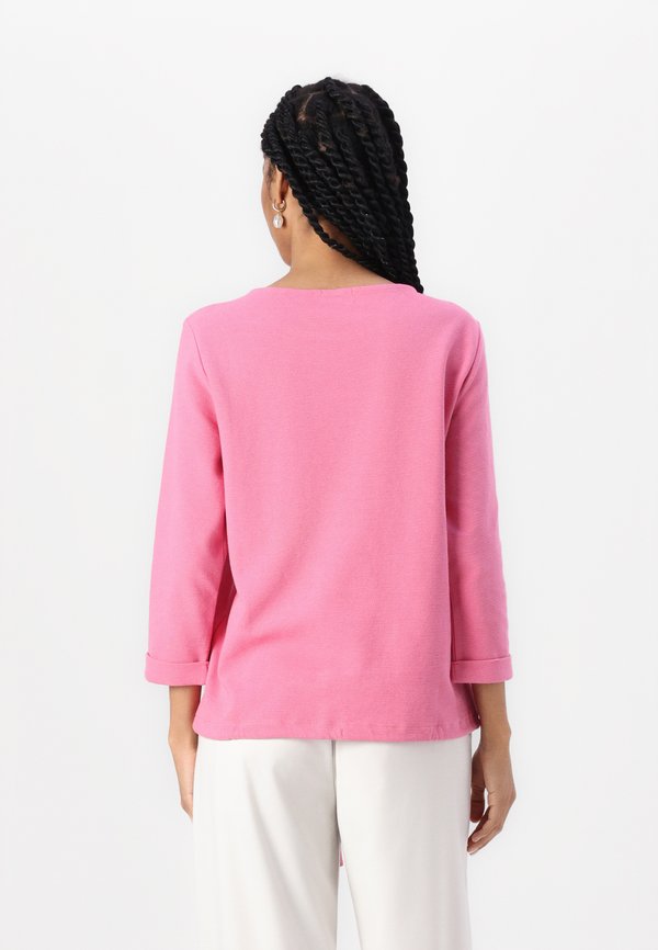 STRUCTURED - Long sleeved top - bright rose3