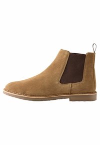 REGULAR FIT STITCHDOWN CHELSEA - Botine clasice - stone