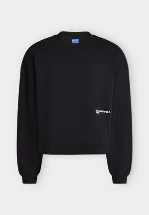 Karl Lagerfeld Jeans, BOXY GRADIENT LOGO - Sweatshirt - black