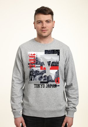 Henry Tiger JAPAN jasnoszary melanż