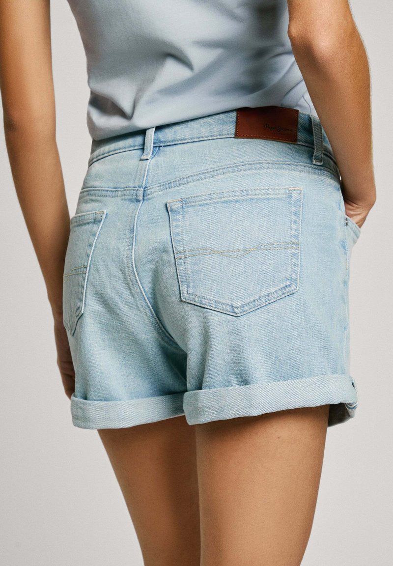 Jupe en denim - Taille régulière - Longue - Beige clair/Basquiat