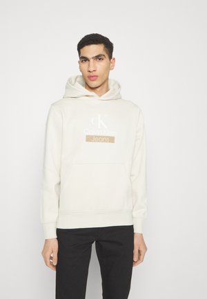 STACKED ARCHIVAL HOODY - Felpa - eggshell