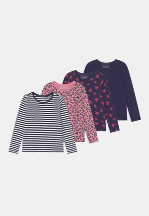 GIRLS TEE 4 PACK - Bluzka z długim rękawem - multi-coloured/pink/dark blue
