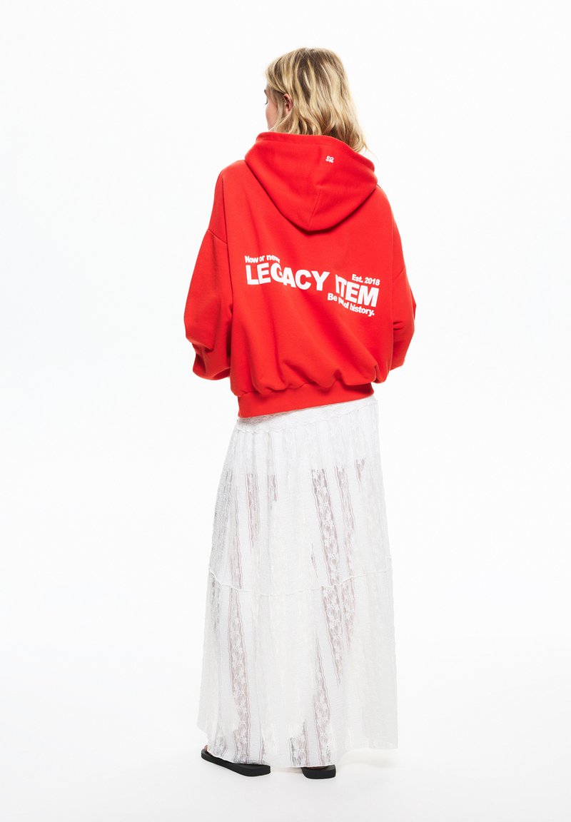 PULL&BEAR - Hoodie - coral, Enlarge