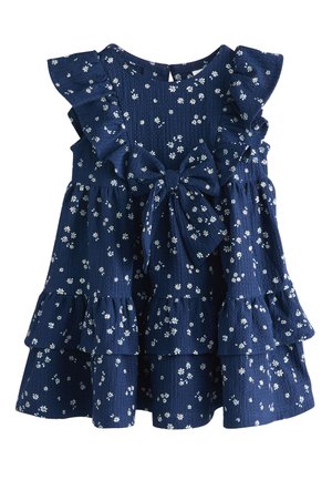 Next, REGULAR FIT - TIERED SUMMER DRESS  . - Freizeitkleid - navy