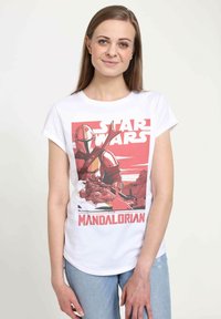 Star Wars STAR WARS: THE MANDALORIAN MAD MANDO POSTER - T-shirt z nadrukiem