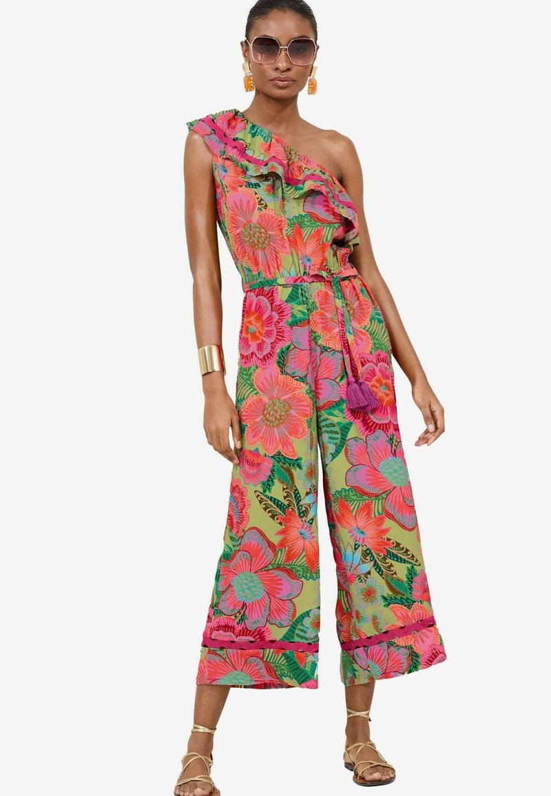 Lipsy Kezeslábas - green floral