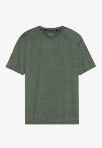 T-shirts basic - mottled dark green