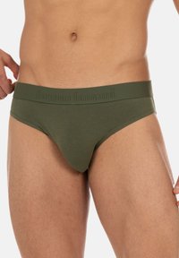 Bruno Banani 6ER PACK FLOWING - Alushousut - schwarz   grün