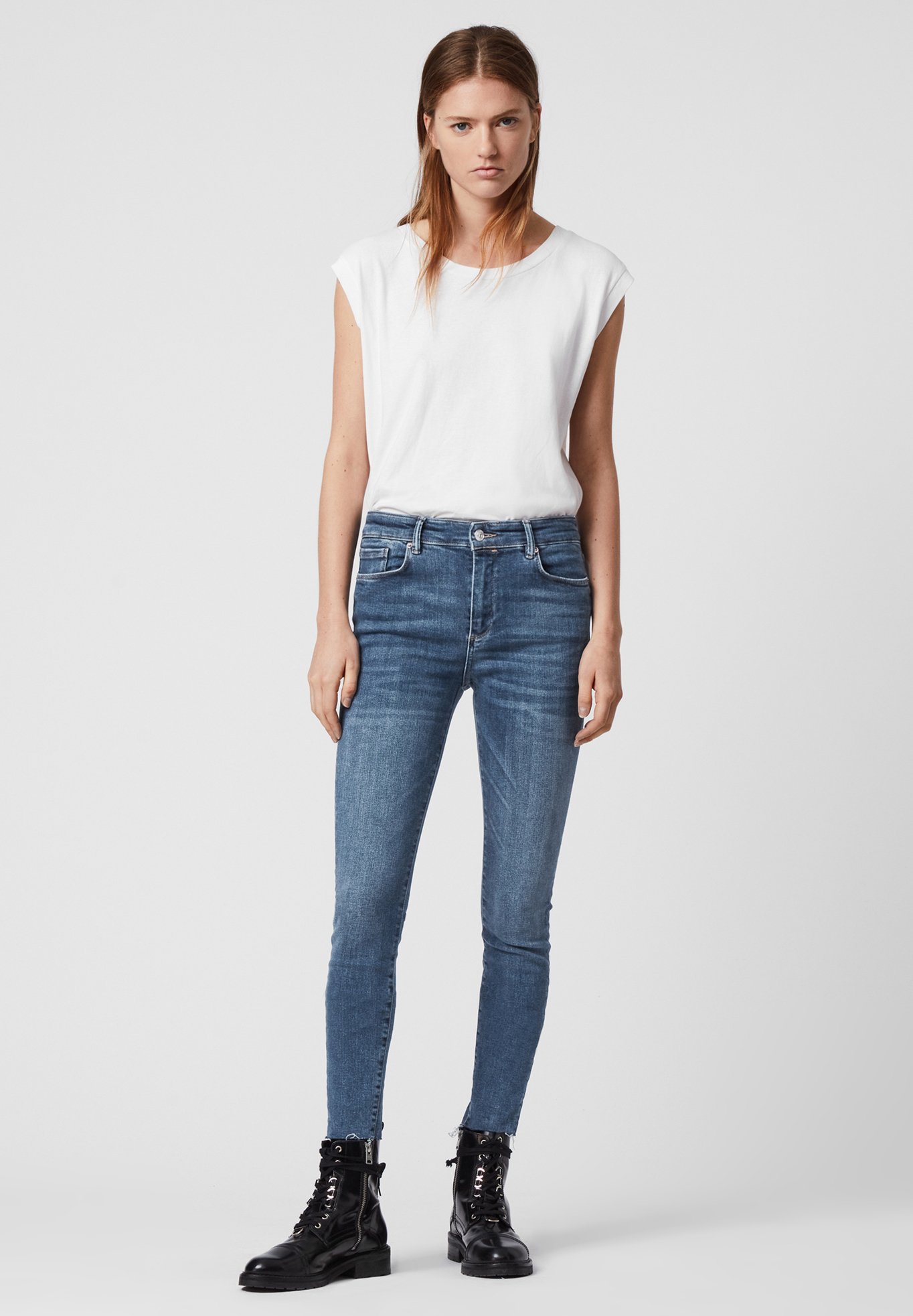 AllSaints MILLER - Jeans Skinny Fit - blue/blauw - Zalando.nl