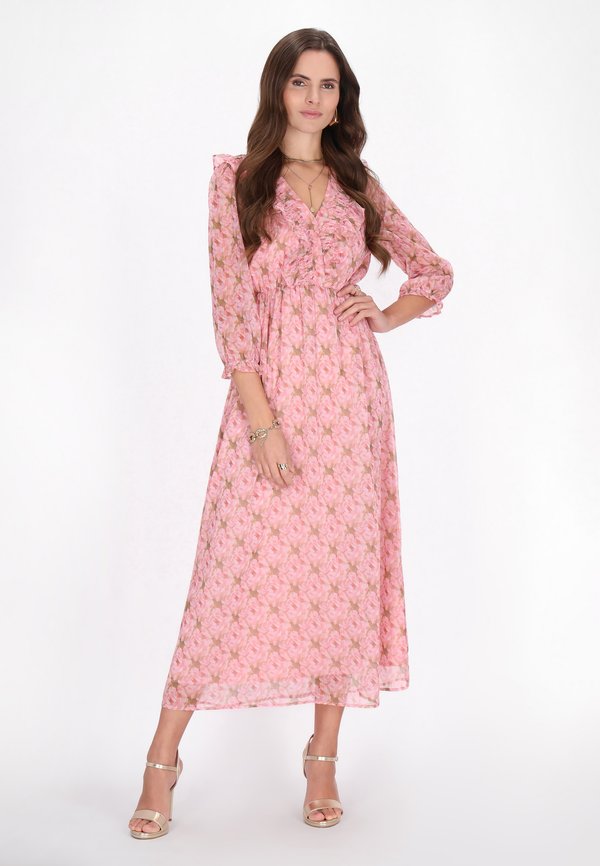 Maxikleid - rose multicolor