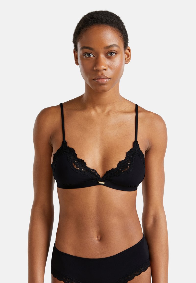 Lencería Calidad Sujetador United Colors Of Benetton Mujer - Algodón Con Elastano, Tirantes Cruzados - Talla S Sujetador Algodon