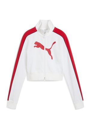 FUTURE ARCHIVE SLIM CROPPED - Training jacket - white for all time red